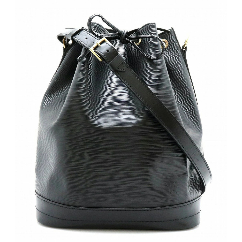 Louis Vuitton Epi Noe Shoulder Bag Leather Noir Black